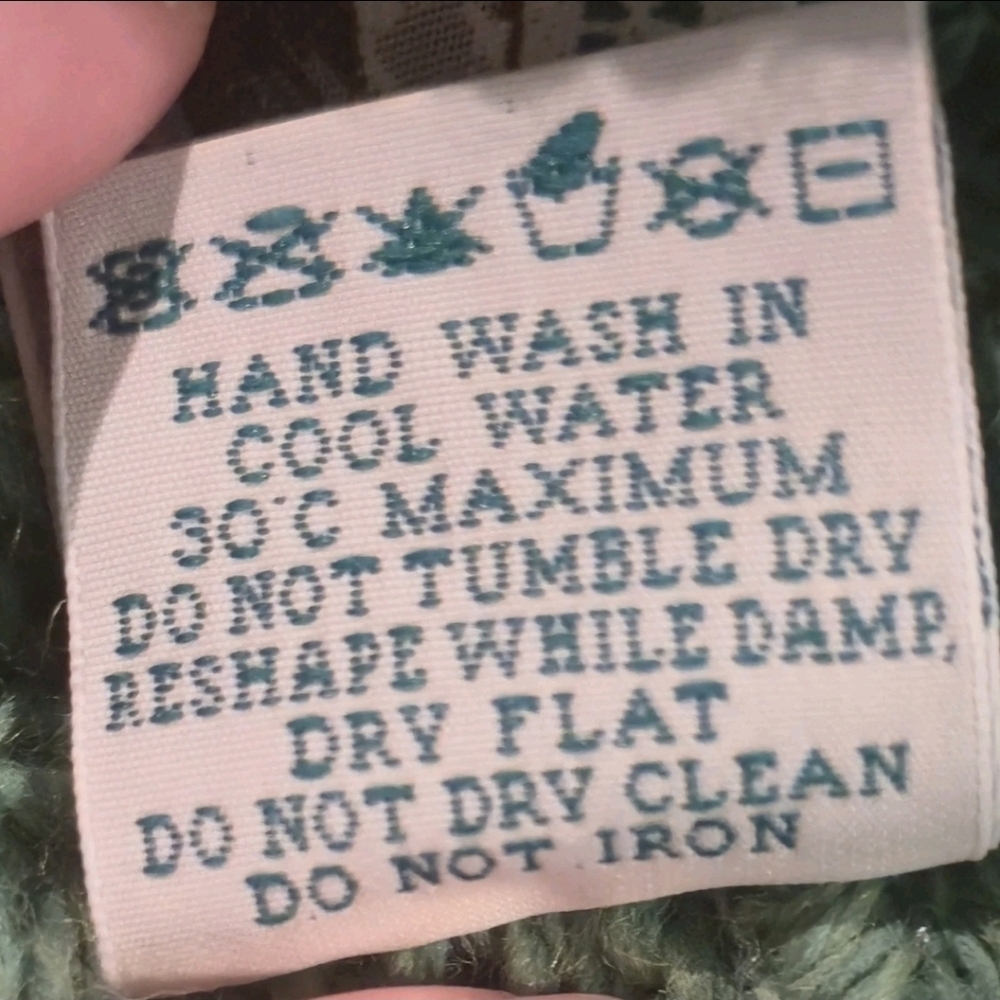 Aran Crafts Sz 2-3Y Green Merino Wool Irish Fisherman Zip Hooded Vest - Picture 4 of 10